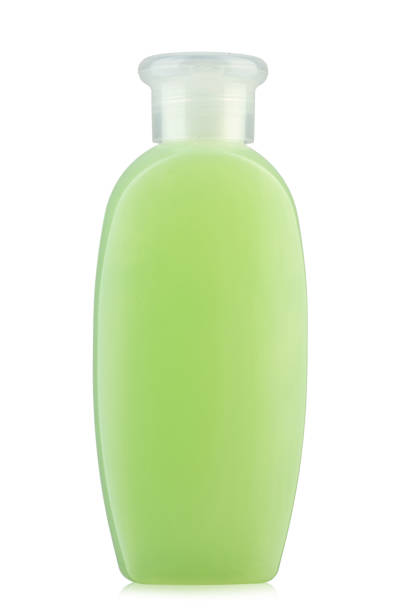 Plastic blank bottle isolated on black background. Plastic bottle isolated with clipping path. Empty space for text