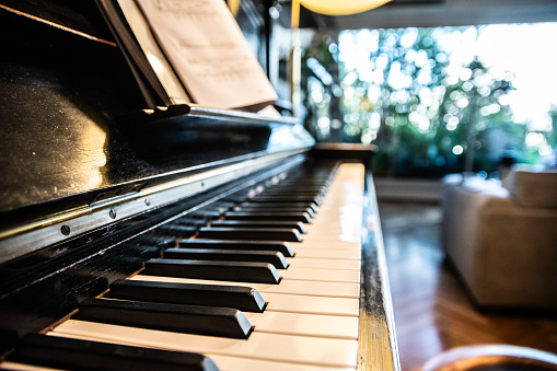 Piano at a house