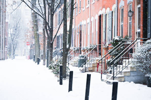 istock Center city Philadelphia during snow storm. 1947840117