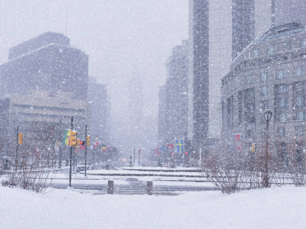istock Center city Philadelphia during snow storm. 1947843278