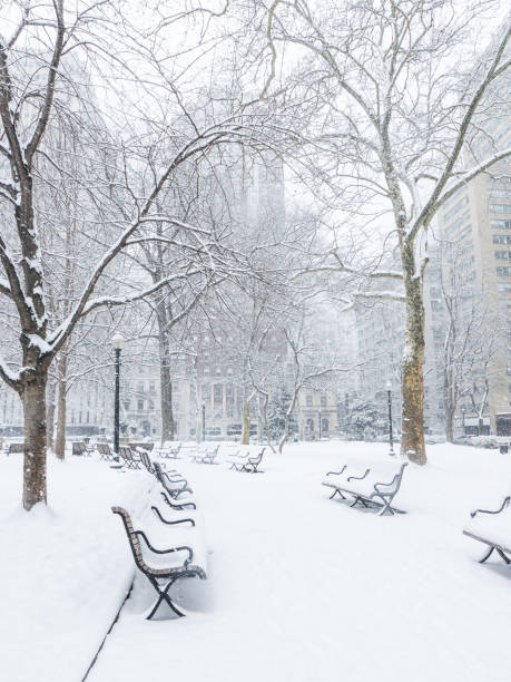 istock Center city Philadelphia during snow storm. 1947848514