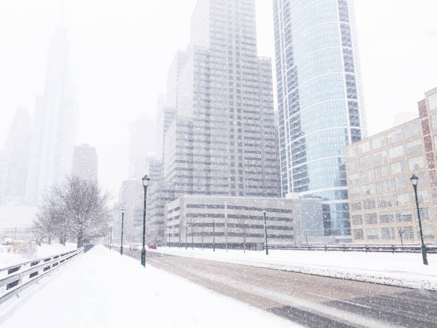 istock Center city Philadelphia during snow storm. 1947851121