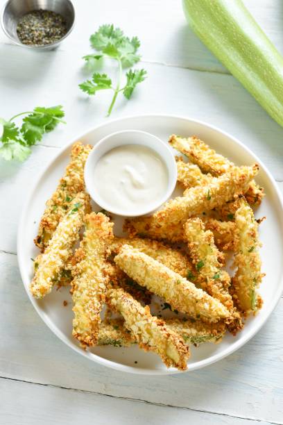 istock Baked crispy zucchini fries 1947964611