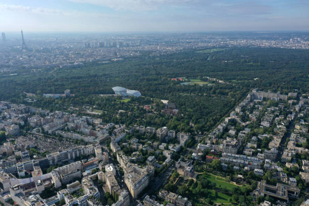istock Paris with bois de boulogne 1947970889