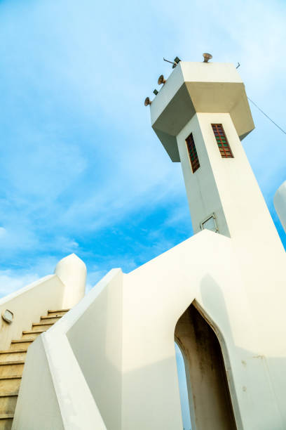 istock White Salem Bin Laden Mosque minaret, Al Khobar, Saudi Arabia 1948074394