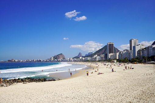 Praia do Leme beach, Rio de Janeiro, Brazil