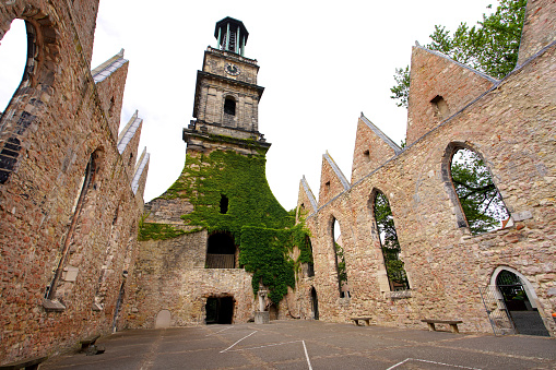 Ruins of the church of Aegidienkirche in Hanover, Germany