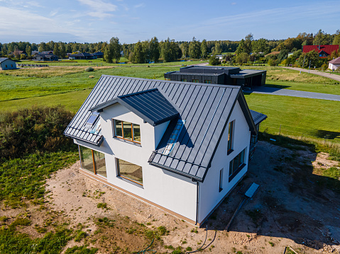 Large family home in a rural area.