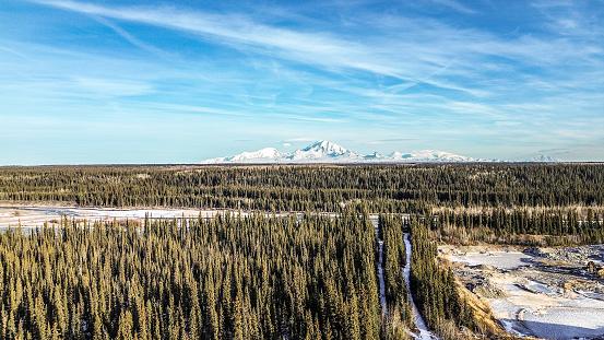 The beauty of Interior Alaska with Wrangle Mountains in the background.