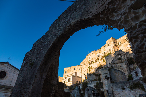 Matera, located in the Basilicata region of southern Italy, is a UNESCO World Heritage site known for its unique ancient cave dwellings carved into the rocky landscape. These cave homes, known as 