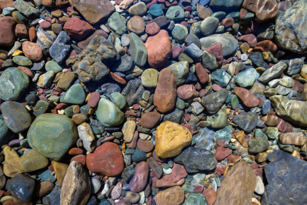 istock Colorful river rocks in Montana 1948567696