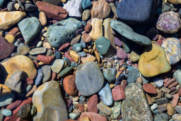 istock Colorful river rocks in Montana 1948568224