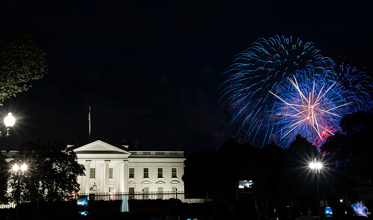 White House, fireworks
