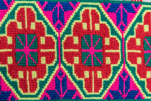 Wall Hanging, Indian patchwork from Rajasthan.