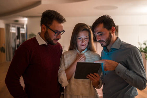 istock Diverse Business Team Working Late in Office 1948833983