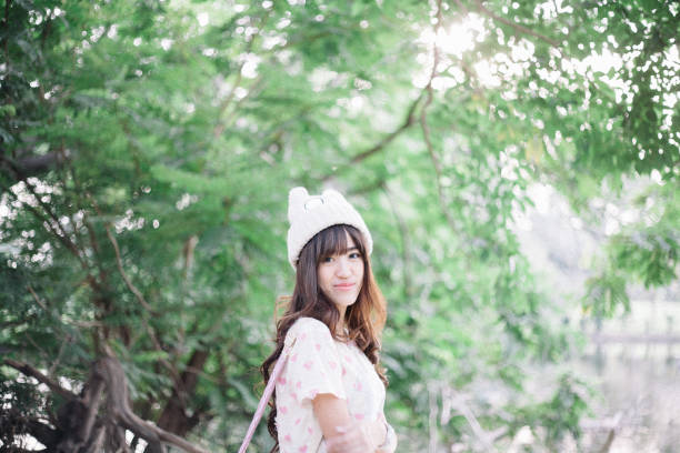 cute Asian woman
