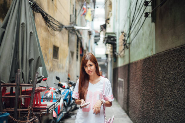 cute Asian woman