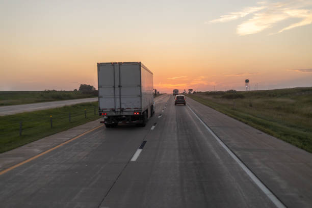 istock truck on highway 1948888379