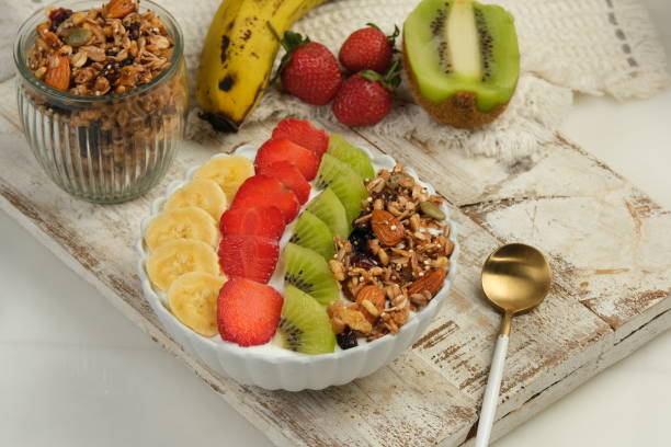 istock Greek Yogurt, granola and fresh fruit 1948898039