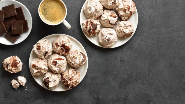 istock Chocolate meringue cookies 1949186312