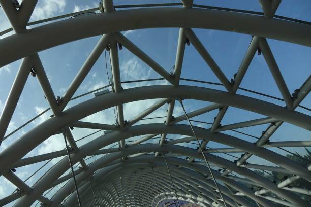 istock Deformed design beam of Peace Bridge 1949259422