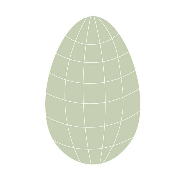 ilustrações, clipart, desenhos animados e ícones de egg illustration. simple vector easter egg. one egg. - sunflower white background eggs symbol