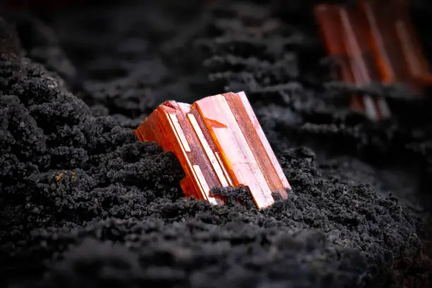 Photo of Crocoite (from Adelaïde, dundas, tasmania, Australia)