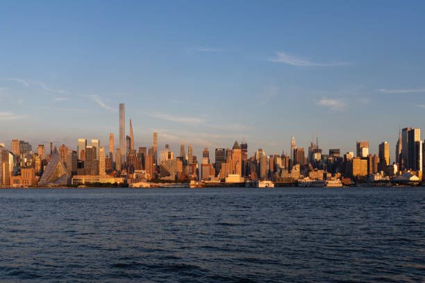 istock New York west side and panoramic view on skyscrapers at golden hour sunset 1949337694