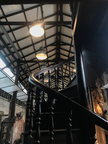 istock Vintage house with staircase 1949425197