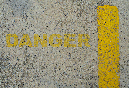 London, UK. 24th April 2020. Large sign chalked on wall outside a residential street, in gratitude to all keyworkers of various professions  who are working during the Coronavirus pandemic.