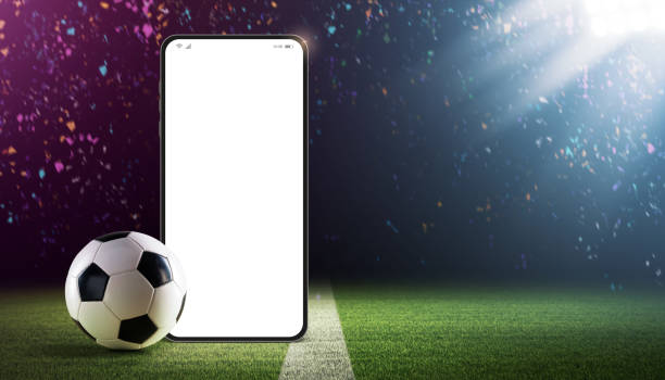 istock Football championship streaming on smartphone 1949488457