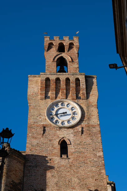 istock Acquaviva Picena, Marche, Italy. The Clock Tower 1949581877