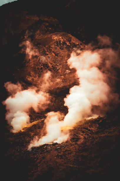 istock lans cafe, mountain peaks, craters, rocks 1949680239