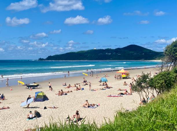 Australian Summer Beach stock photo