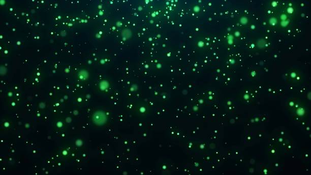istock Dust particles with bokeh effect on dark background. Abstract magic background. Starry sky. 3d rendering. 1949764137