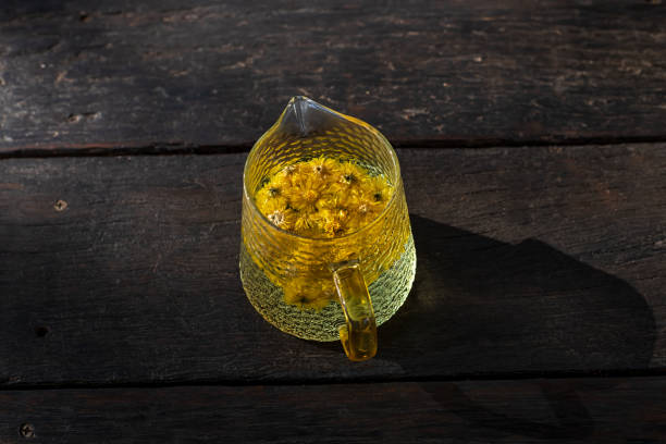 Close up of Chrysanthemum tea