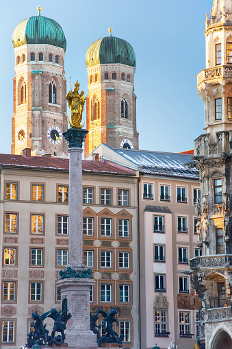 The Mariensäule is a Marian column located on the Marienplatz in Munich, Germany