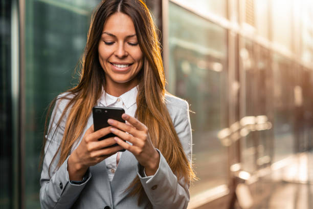 istock Web, search and corporate employee reading a conversation on a mobile 1949799884