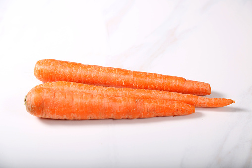 Organic carrots with copyright room
