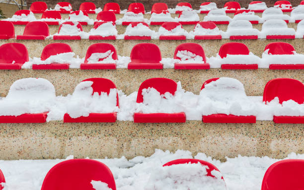 istock Stadium seats covered with snow in January 1949902891