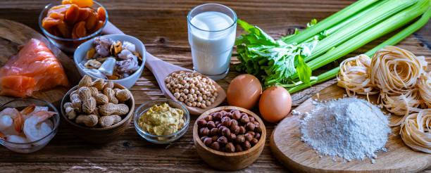 istock Composition with common food allergens 1949914605