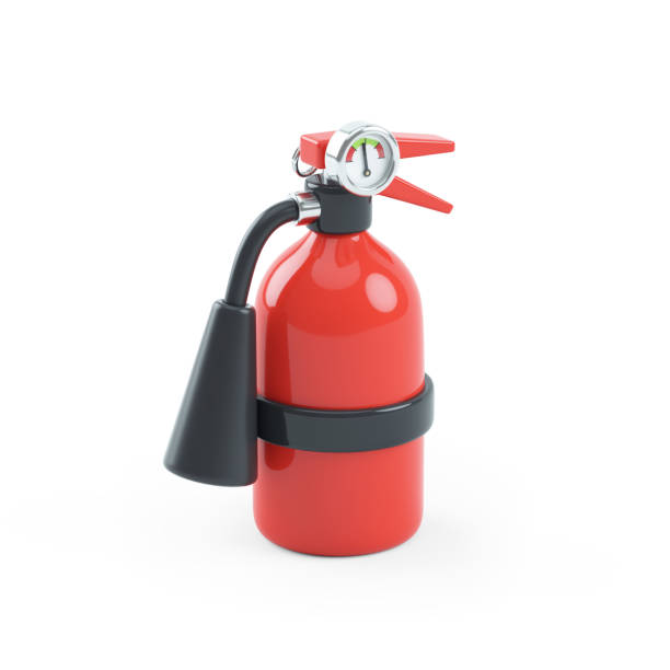 istock 3d illustration of an extinguisher 1949962084