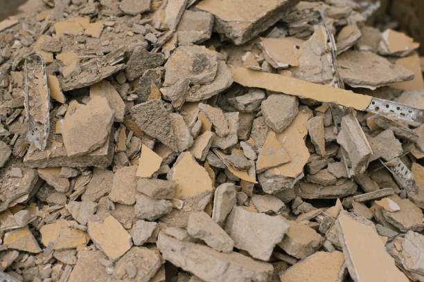 istock Destroyed wall, fragments of the wall 1949974793