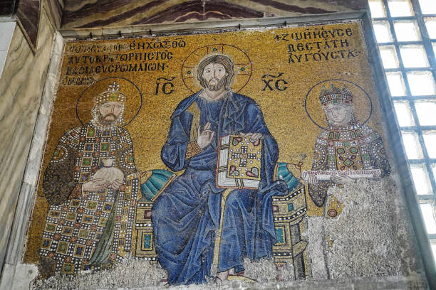 istock Jesus Christ mosaic, Istanbul 1949985323