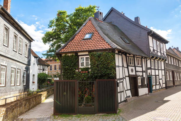 istock Historical street in Goslar, Germany 1950025442