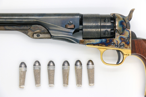 Most famous black powder revolver and cartridges