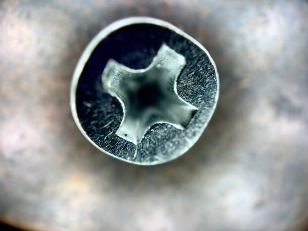 istock Extreme close up of screw 1950058860