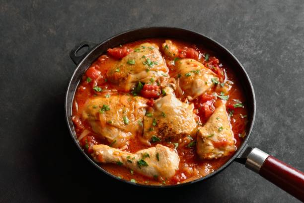 istock Georgian chicken stew with tomatoes and herbs 1950085918