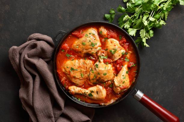 istock Georgian chicken stew with tomatoes and herbs 1950085997