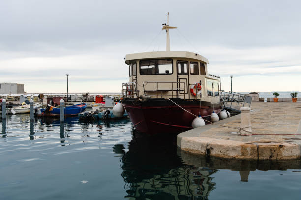 Piran marina in the Slovenia